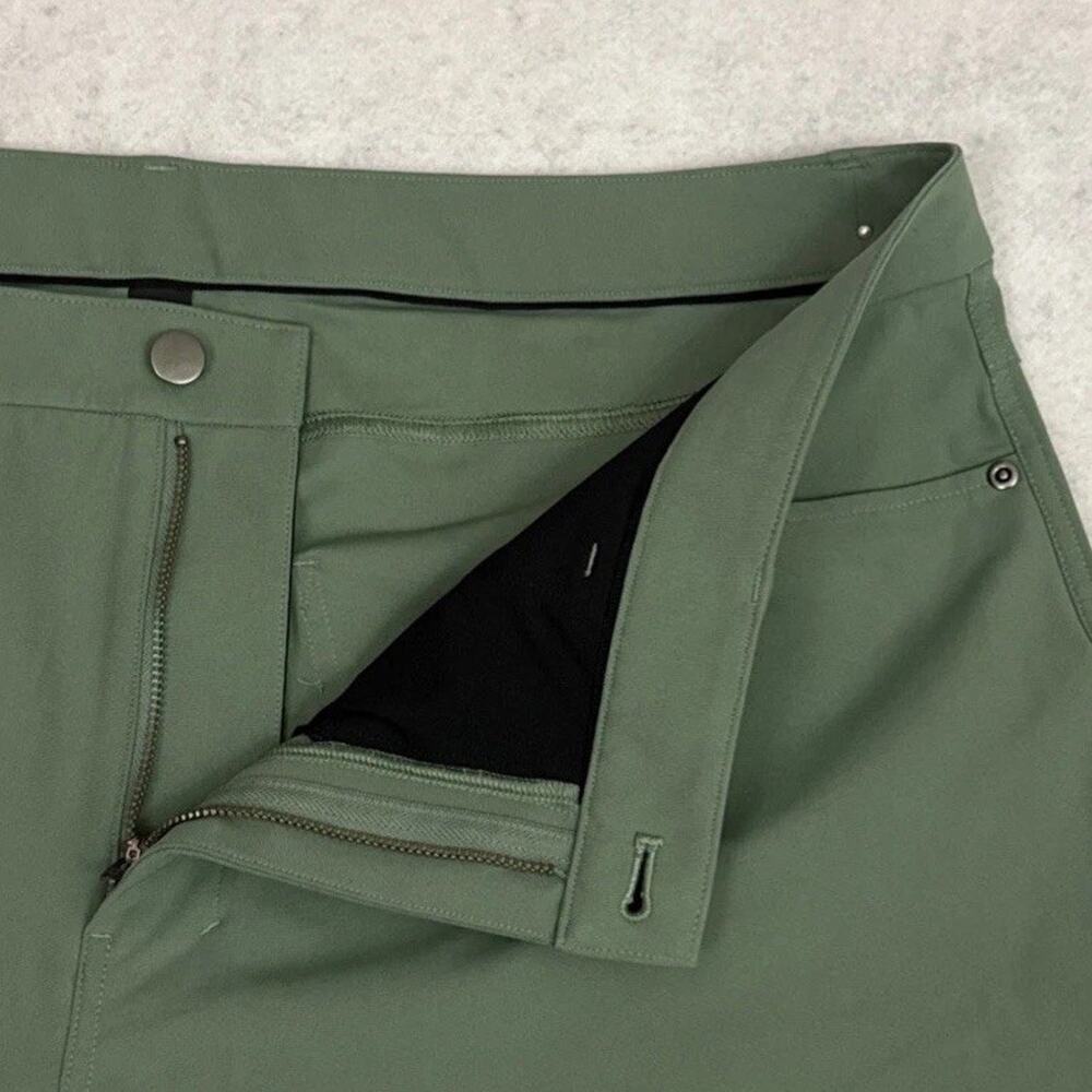 Lululemon ABC Pants Mens 40 Green Warpstreme Classic Fit 5 Pocket Golf Casual - Picture 10 of 11